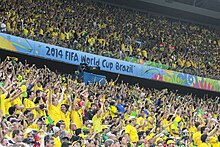 Brazil and Colombia match at the FIFA World Cup 2014-07-04 (47).jpg