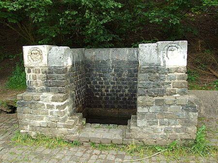 Brunnenstube gruener puetz