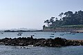 Départ de la pointe de l'Arcouest, île de Bréhat, Côtes-d'Armor, France.