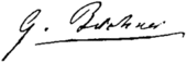 signature de Georg Büchner