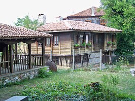 Historische huizen in Malko Tarnovo