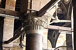 One of the re-used ancient columns and capitals in the mosque