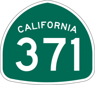 <span class="mw-page-title-main">California State Route 371</span> State highway in Riverside County, California, United States