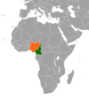 Location map for Cameroon and Nigeria.