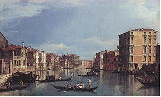 Grand Canal looking East from Palazzo Bembo to Palazzo Vendramin-Calergi