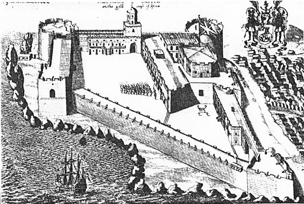 Fort Carolusborg, a Ghanaian slave castle constructed by the Swedish Africa Company