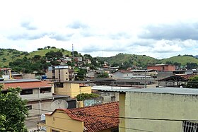 Vista parcial do Melo Viana a partir de um prédio situado na Avenida Magalhães Pinto