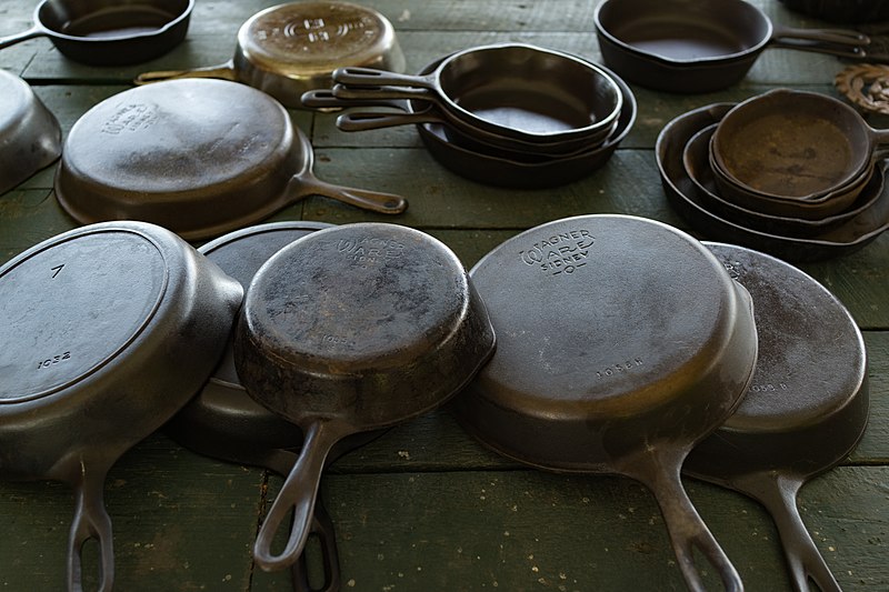 Vintage Cast Iron Skillet Made In The USA 14