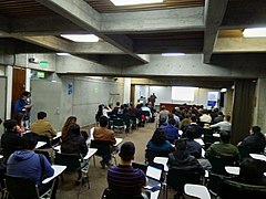 Example of the talks for Wikipedia Day in Quito
