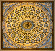 Chapel ceiling rosette, Greenwich Hospital, London