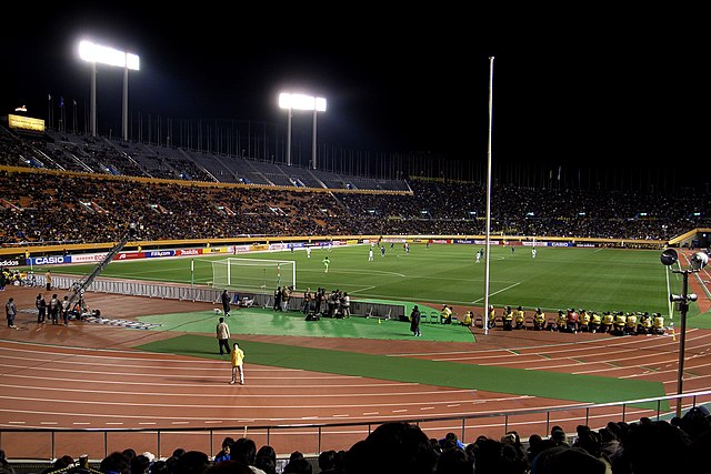 América in the 2006 FIFA Club World Cup playing against Jeonbuk Hyundai Motors (South Korea)