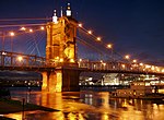 Roeblingbron i Cincinnati, USA