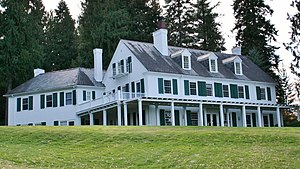 The Clark House built in 1912 by F. Lewis Clark south of Hayden Lake