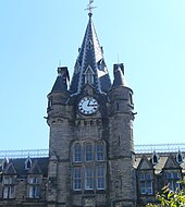 Clocktower of the old Royal Infirmary in Lauriston Place Clocktower of the old Royal Infirmary of Edinburgh.jpg