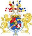 Escudo de Hans Heinrich Thyssen-Bornemisza (Orden de Carlos III) .svg