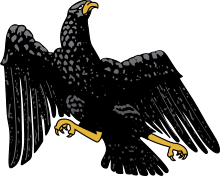 Adlerauflage Goldfarbender kleiner preussischer Adler