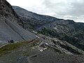 Le col dominé par le mont Buet.