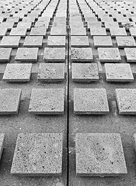 Concrete seats at Portas do Mar, Ponta Delgada, São Miguel Island, Azores, Azores, Portugal