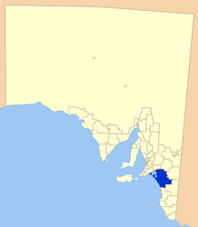 Municipalitatea Coorong - Harta