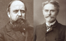 The rivalry between Othniel Charles Marsh (left) and Edward Drinker Cope (right) sparked the Bone Wars