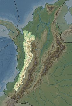 Cordigliera Occidentale (Colombia) - Localizzazione