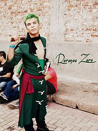 Cosplay de Roronoa Zoro.