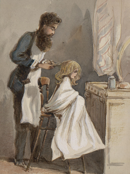 File:DV307 no.153 A Barber curring hair March 26 1866.png