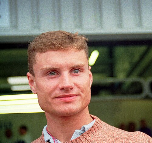 Häkkinen's teammate, David Coulthard (pictured in 1995), finished the season ranked third.