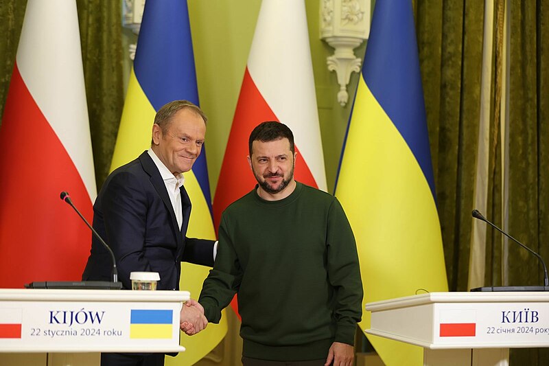 File:Donald Tusk, Volodymyr Zelenskyy 2 (2024).jpg