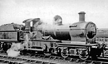 Dukedog 4-4-0 at Swindon, 1946 Dukedog 4-4-0 at Swindon, 1946 (geograph 4558155).jpg