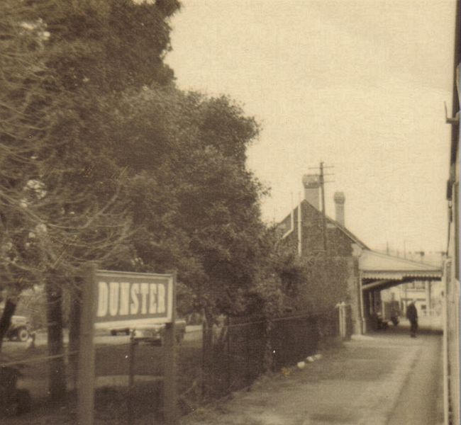 File:Dunster railway station in 1970.jpg