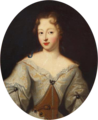 Ecole française - Portrait de dame en robe de satin brodée.png