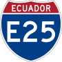 Miniatuur voor E25 (Ecuador)