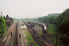 Tracks of Eichenberg station Eichenberg-Bahnhof.jpg