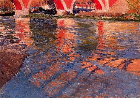 The Manzanares Under the Puente de los Franceses