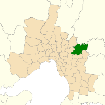 Electoral district of Warrandyte (Victoria) 2022.svg