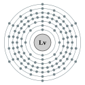 Electron shell 116 Livermorium - no label.svg