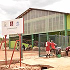 A building at the Mahama Refugee Camp