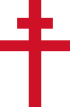 Emblem of Free France (1940-1944) Cross of Lorraine.svg