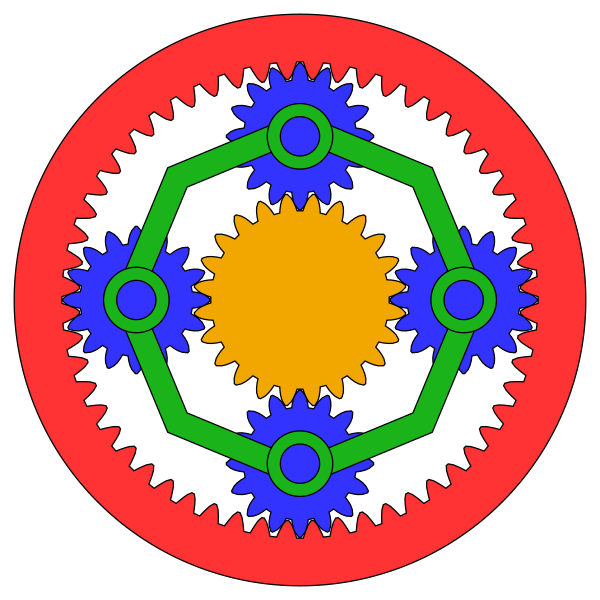 File:Epicyclic Gearing Stationary.svg