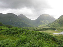 Filming of aerial and backdrop shots took place at Glen Etive, Scotland Etive 500.jpg