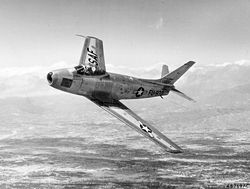 Истребитель North American F-86F Sabre, 1953 год