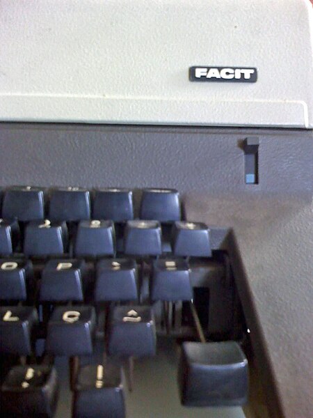 File:FACIT typewriter detail.jpg