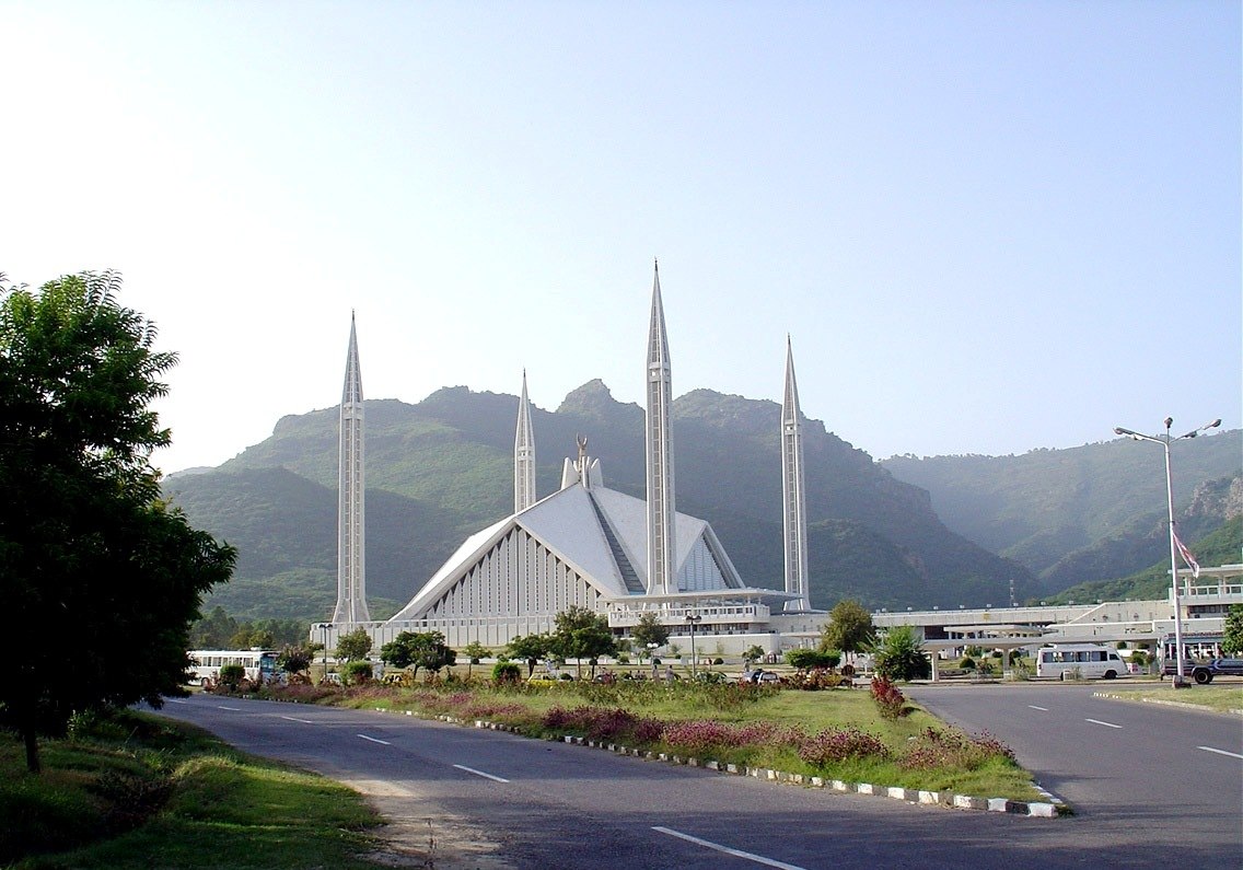 Map Of Faisal Mosque Faisal Masjid Map - Pakistan - Mapcarta