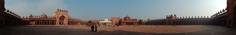 File:Fatehpur Sikiri Jami Masjid panorama 2010.jpg