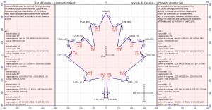 Flag of Canada (construction sheet - leaf geometry).svg