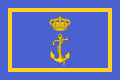 Flag of the minister of the Regia Marina.svg