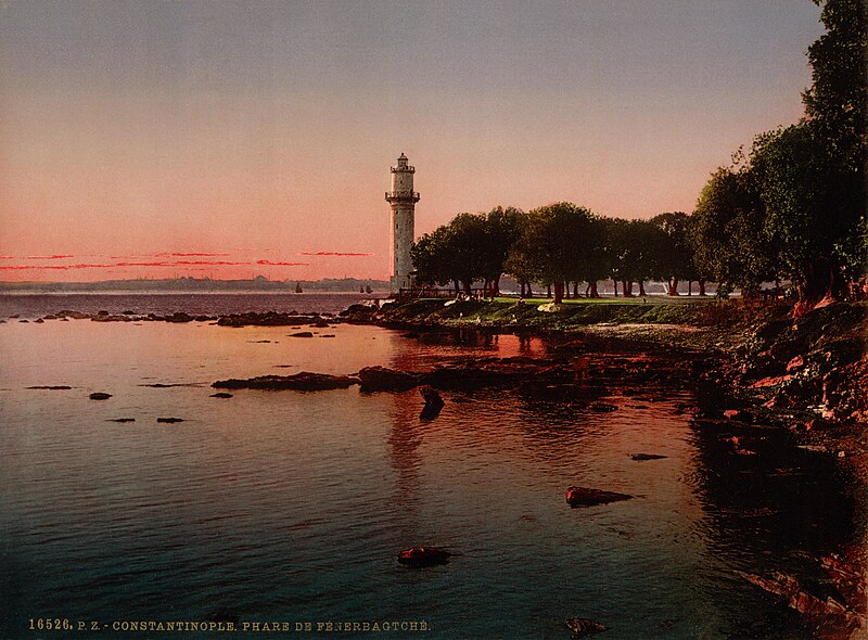 File:Flickr - …trialsanderrors - The lighthouse of Fenerbahçe, Constantinople, Turkey, ca. 1899.jpg