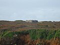 Crozon : Île de l'Aber, le fort en ruine.