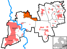 Фриденсдорф на карте городского округа